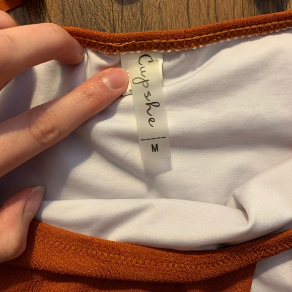 Orange Ruffle Bikini - Picture 5 of 6